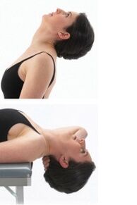 Gymnastique du cou pour l'ostéochondrose