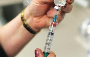 Injection d'analgésique